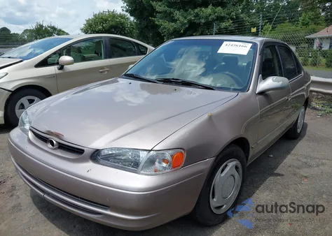 1998 Toyota Corolla Le из США, поврежденный, VIN 1NXBR18E3WZ073865